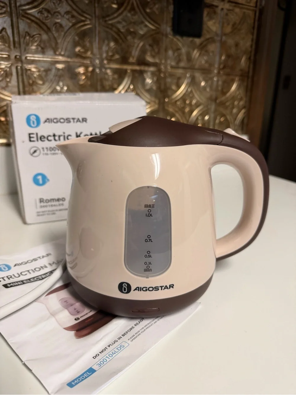 Aigostar Electric Kettle Romeo 1L